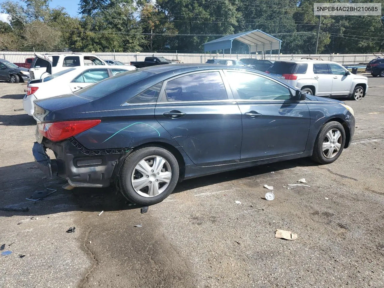 2011 Hyundai Sonata Gls VIN: 5NPEB4AC2BH210685 Lot: 77211894