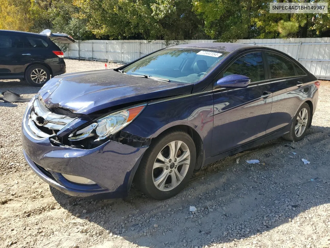 2011 Hyundai Sonata Se VIN: 5NPEC4AC1BH149987 Lot: 77344154