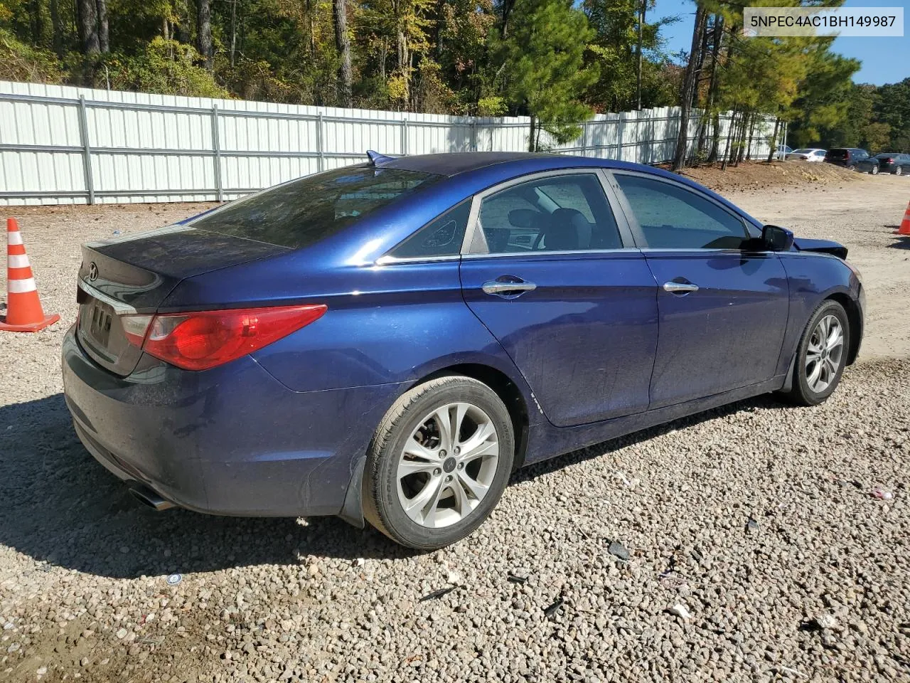 2011 Hyundai Sonata Se VIN: 5NPEC4AC1BH149987 Lot: 77344154