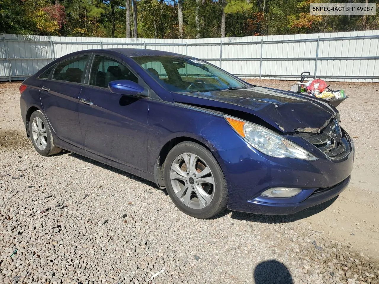 2011 Hyundai Sonata Se VIN: 5NPEC4AC1BH149987 Lot: 77344154