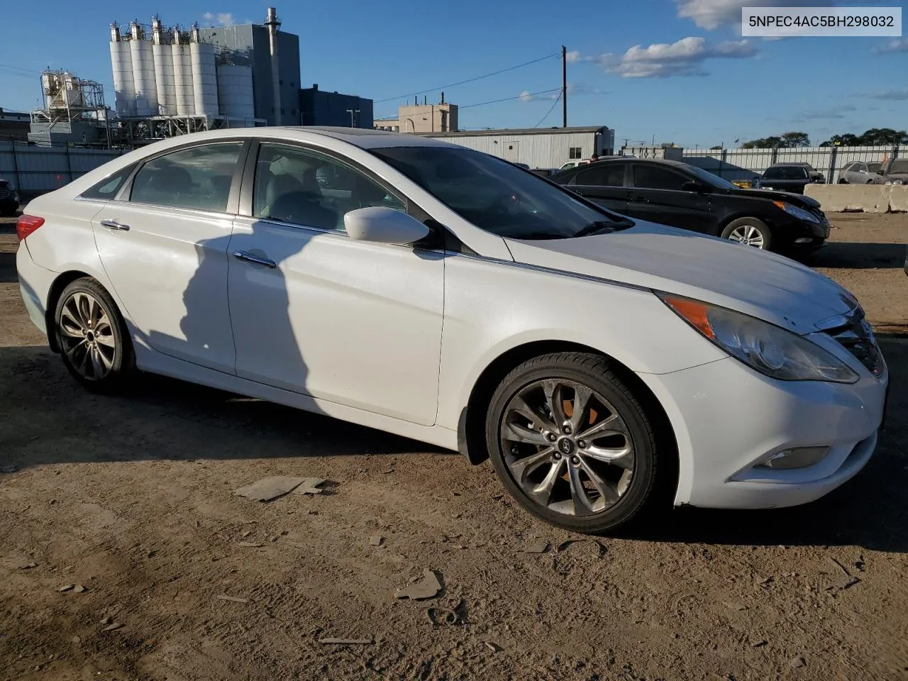 2011 Hyundai Sonata Se VIN: 5NPEC4AC5BH298032 Lot: 77408394