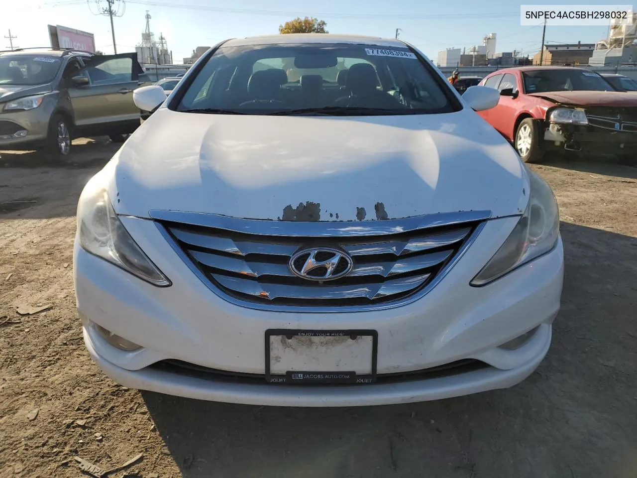 2011 Hyundai Sonata Se VIN: 5NPEC4AC5BH298032 Lot: 77408394