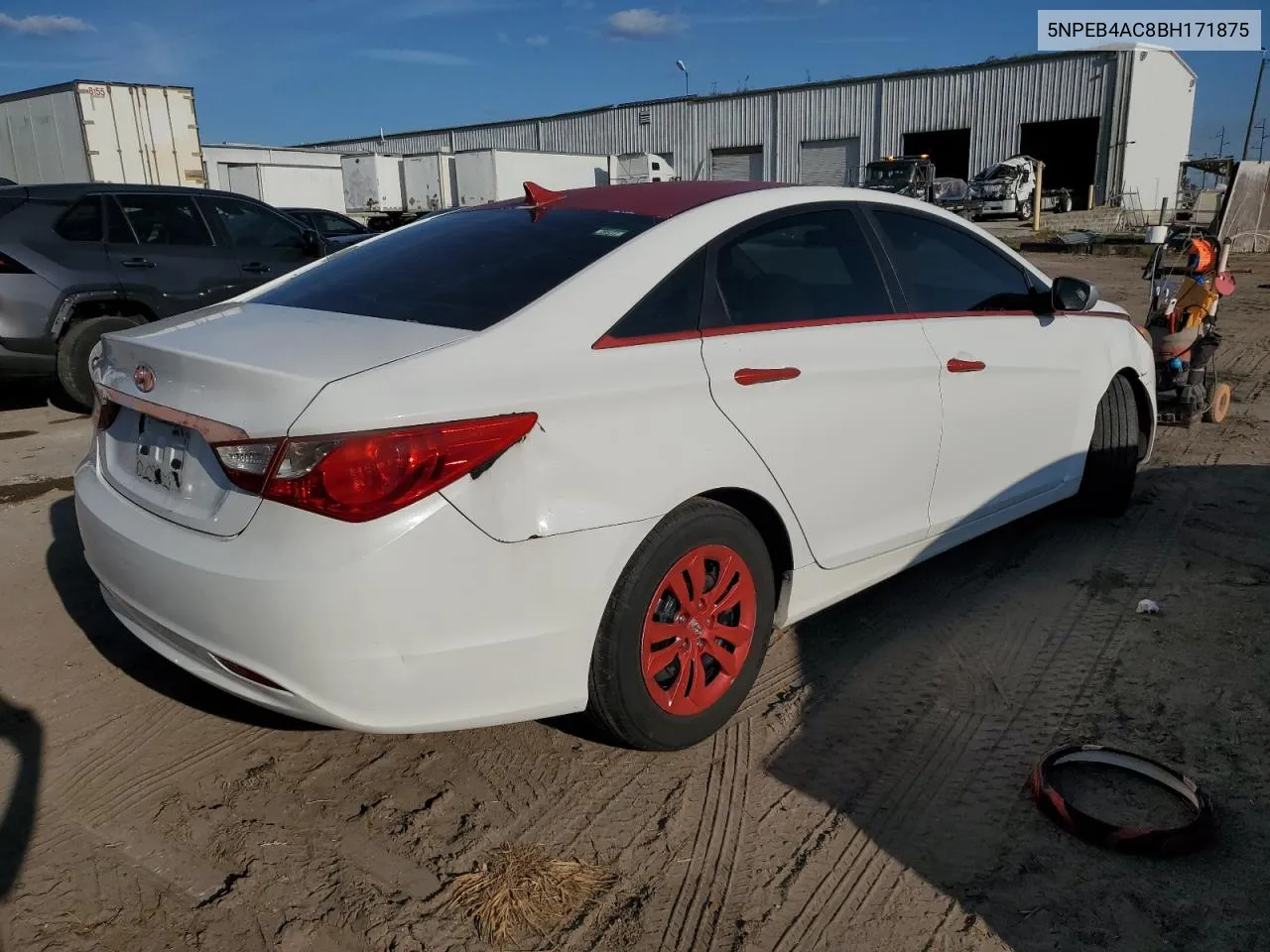 2011 Hyundai Sonata Gls VIN: 5NPEB4AC8BH171875 Lot: 77522534