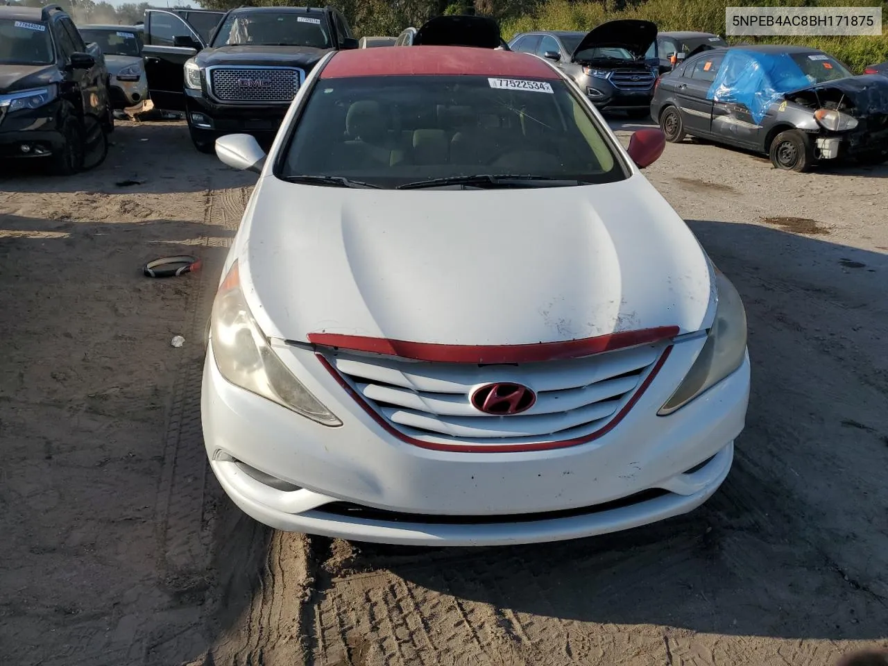 2011 Hyundai Sonata Gls VIN: 5NPEB4AC8BH171875 Lot: 77522534