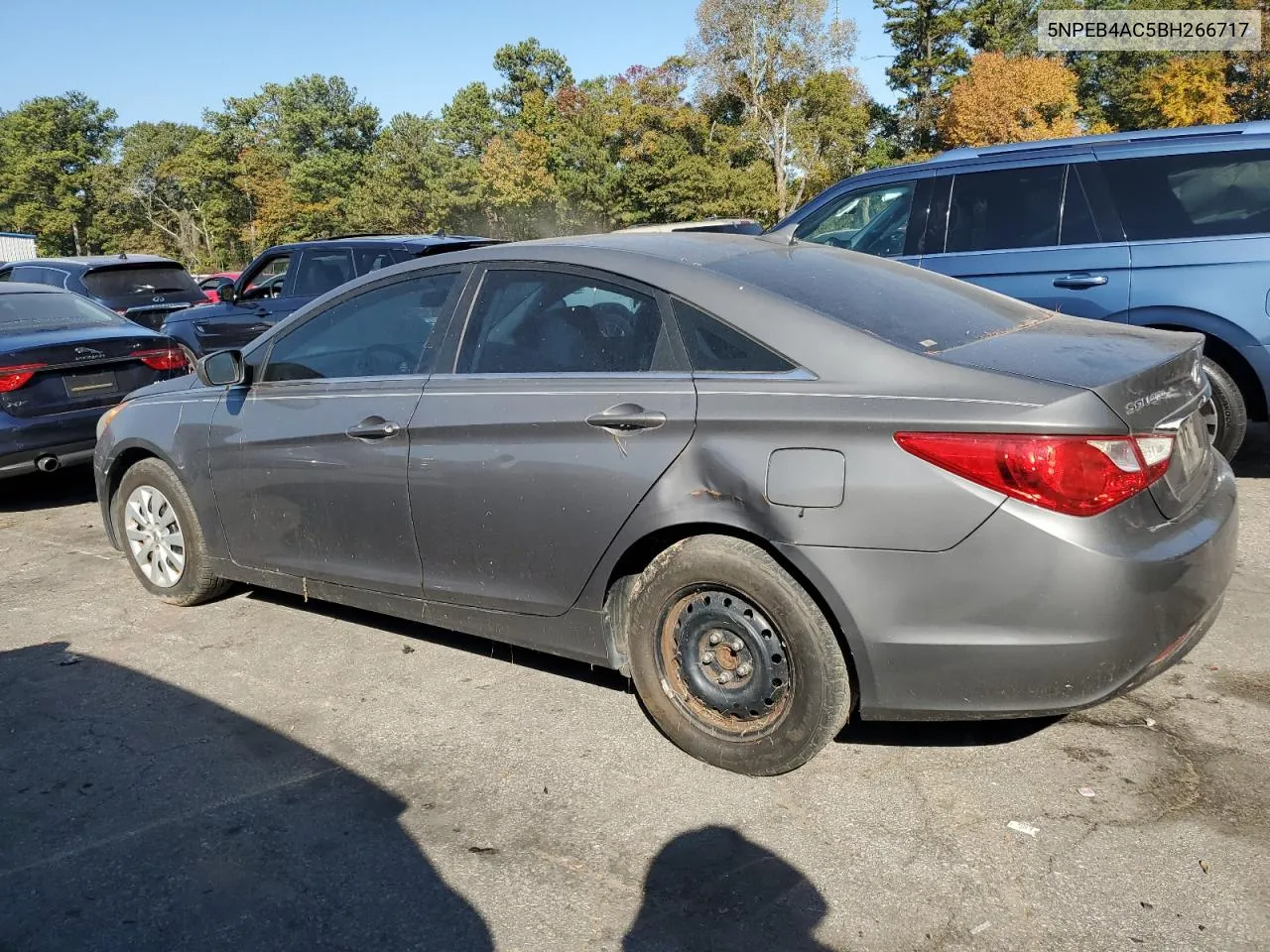 2011 Hyundai Sonata Gls VIN: 5NPEB4AC5BH266717 Lot: 77600934