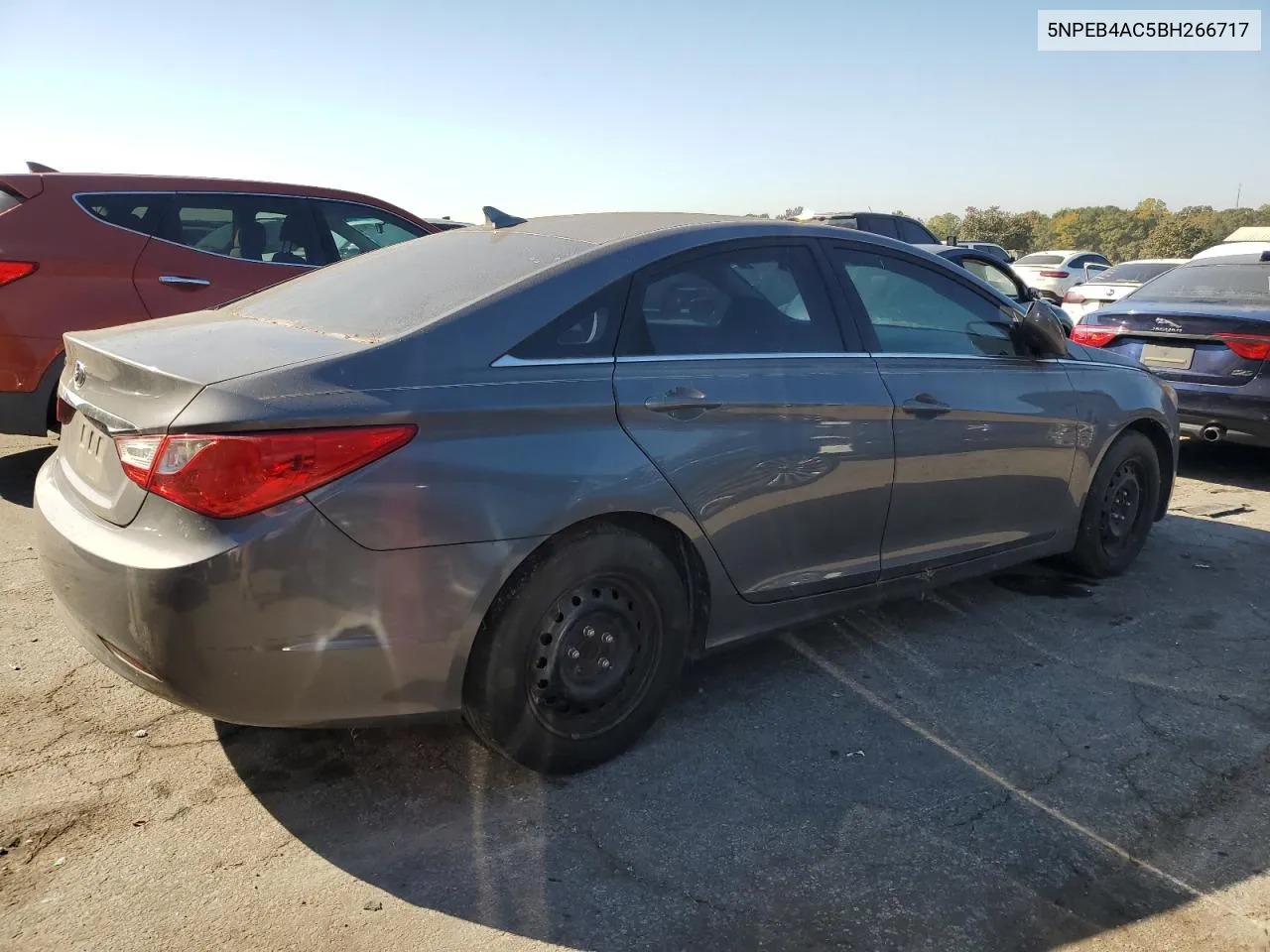 2011 Hyundai Sonata Gls VIN: 5NPEB4AC5BH266717 Lot: 77600934