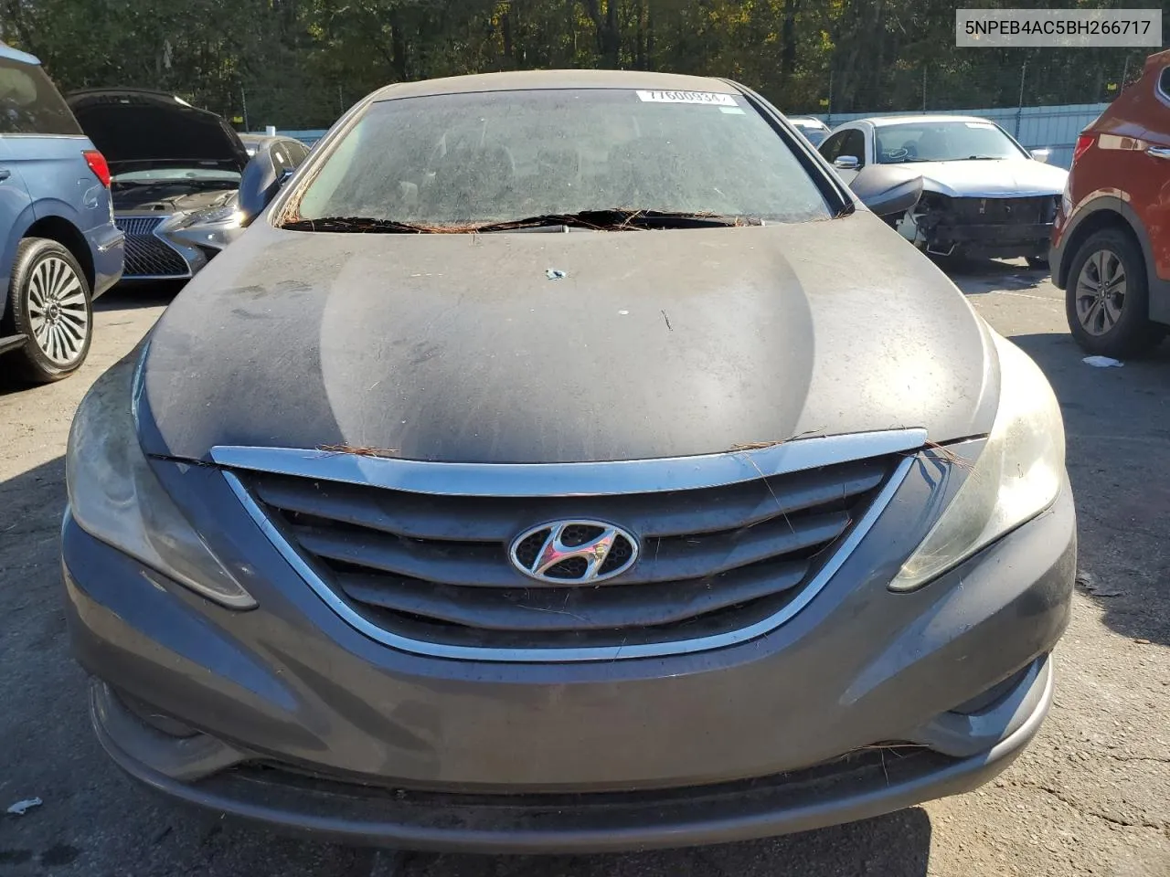 2011 Hyundai Sonata Gls VIN: 5NPEB4AC5BH266717 Lot: 77600934