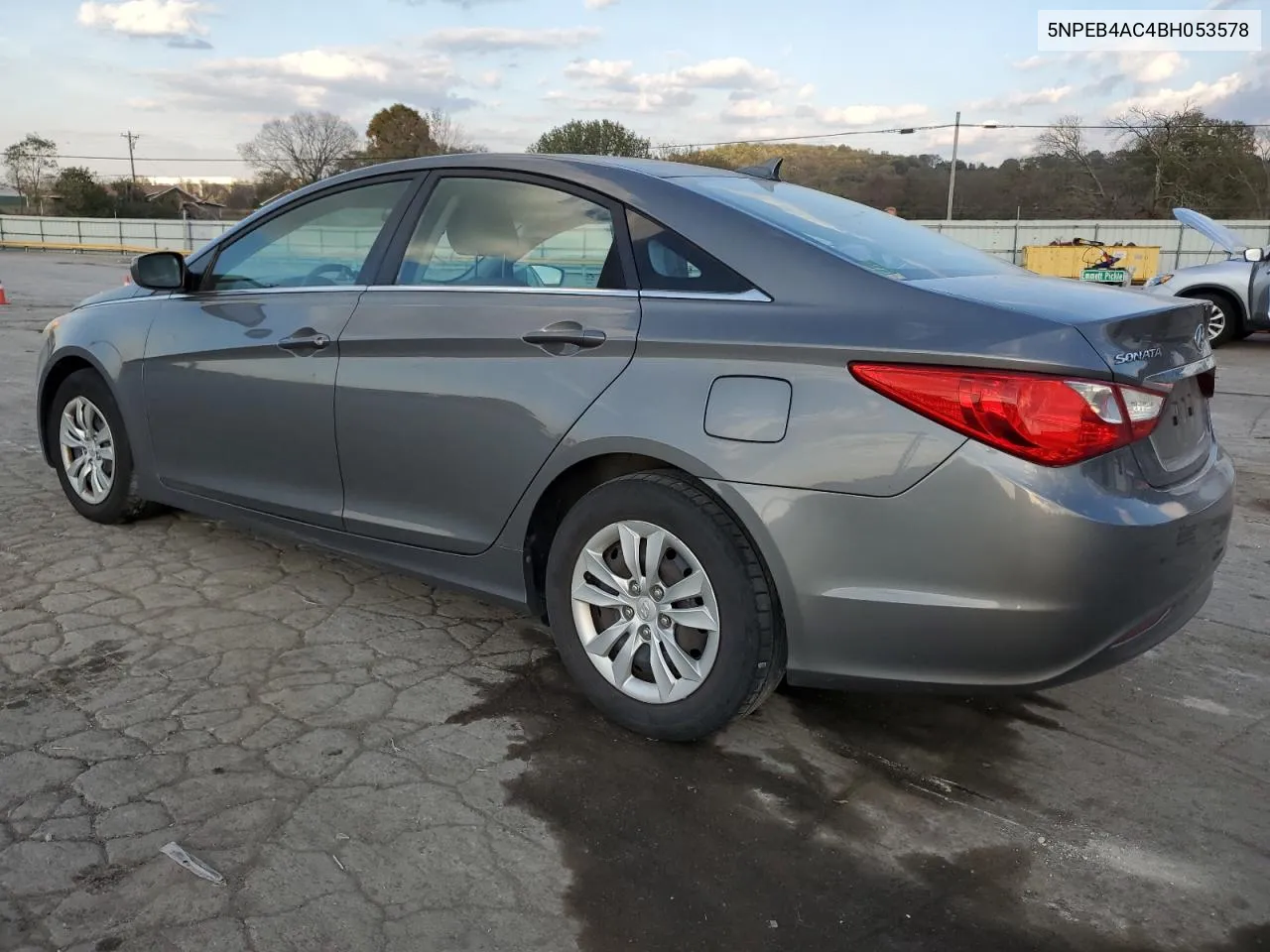 2011 Hyundai Sonata Gls VIN: 5NPEB4AC4BH053578 Lot: 77616564