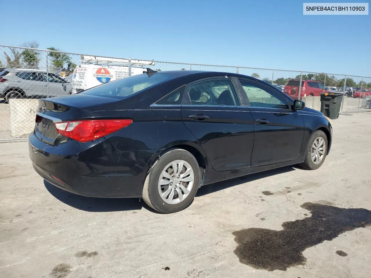 2011 Hyundai Sonata Gls VIN: 5NPEB4AC1BH110903 Lot: 77647364