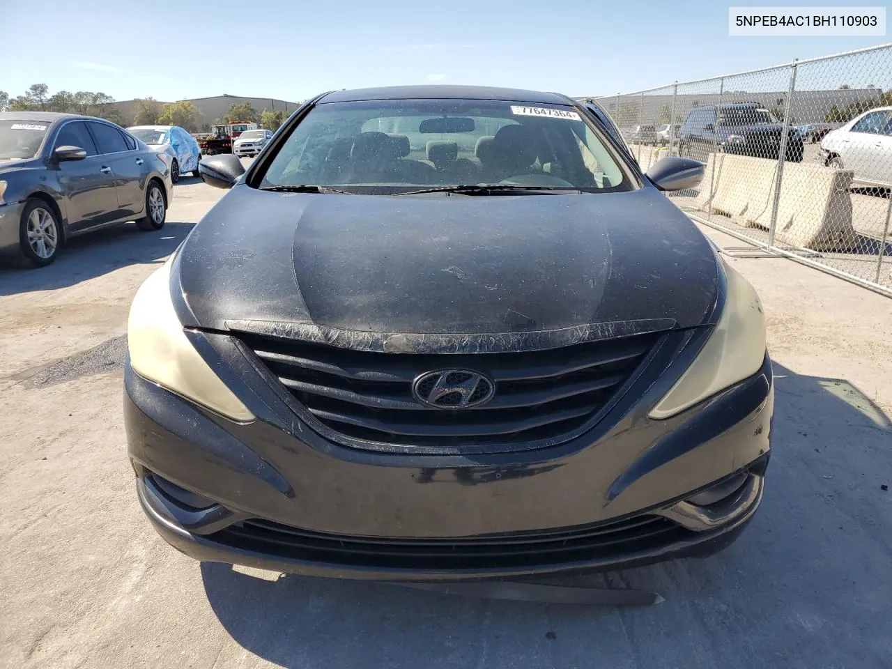 2011 Hyundai Sonata Gls VIN: 5NPEB4AC1BH110903 Lot: 77647364