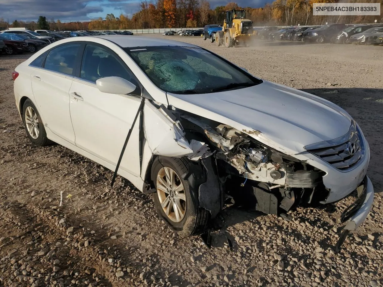 2011 Hyundai Sonata Gls VIN: 5NPEB4AC3BH183383 Lot: 77689914