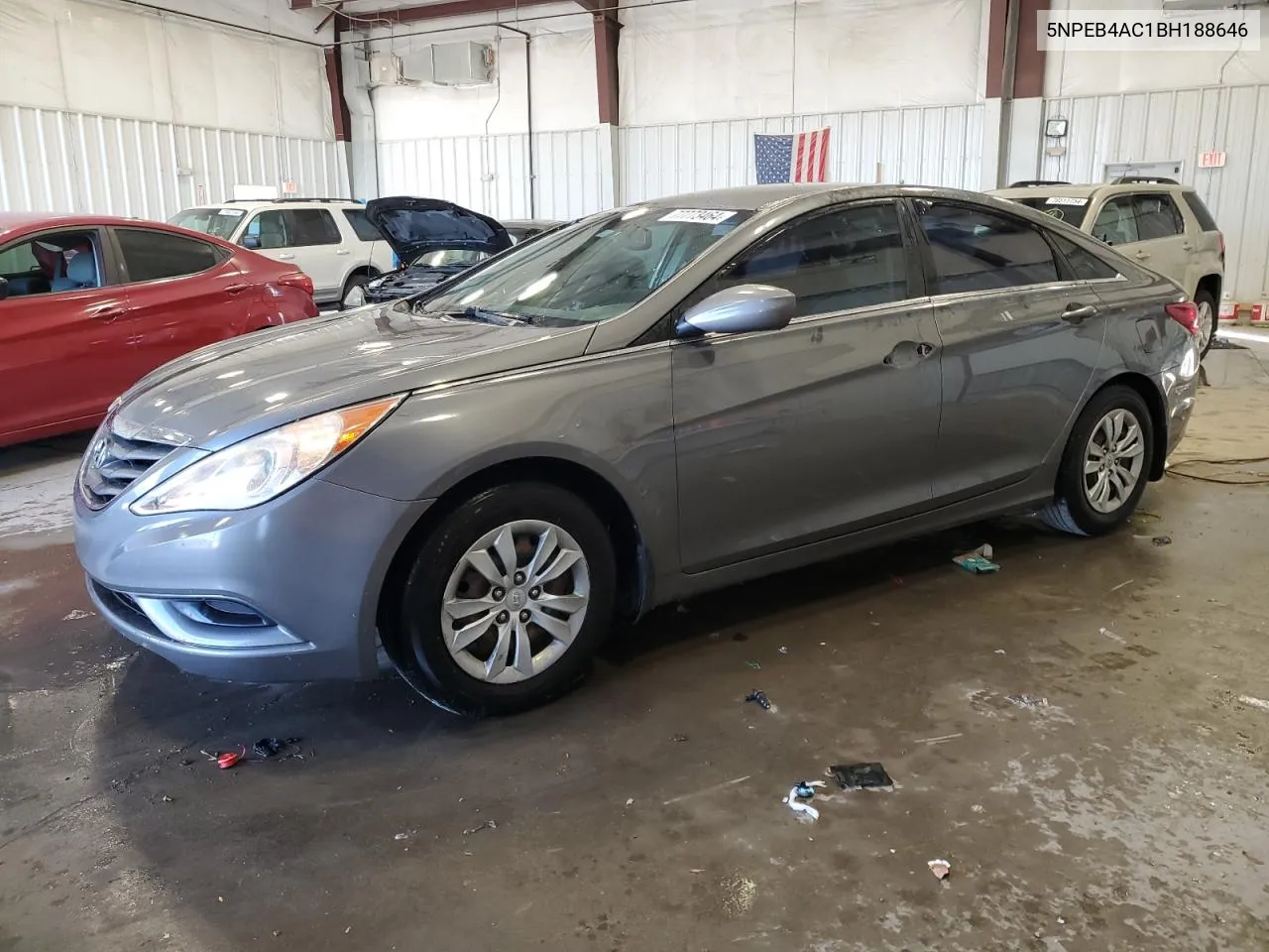 2011 Hyundai Sonata Gls VIN: 5NPEB4AC1BH188646 Lot: 77773464