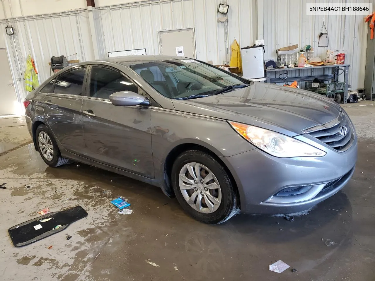 2011 Hyundai Sonata Gls VIN: 5NPEB4AC1BH188646 Lot: 77773464