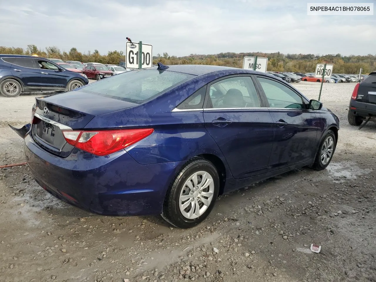 2011 Hyundai Sonata Gls VIN: 5NPEB4AC1BH078065 Lot: 77807284