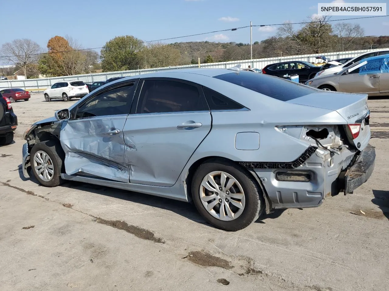 2011 Hyundai Sonata Gls VIN: 5NPEB4AC5BH057591 Lot: 78023794