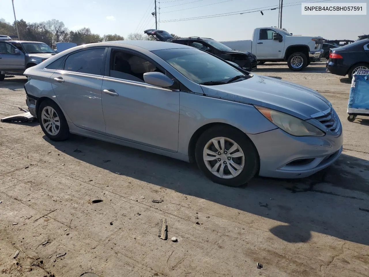 2011 Hyundai Sonata Gls VIN: 5NPEB4AC5BH057591 Lot: 78023794