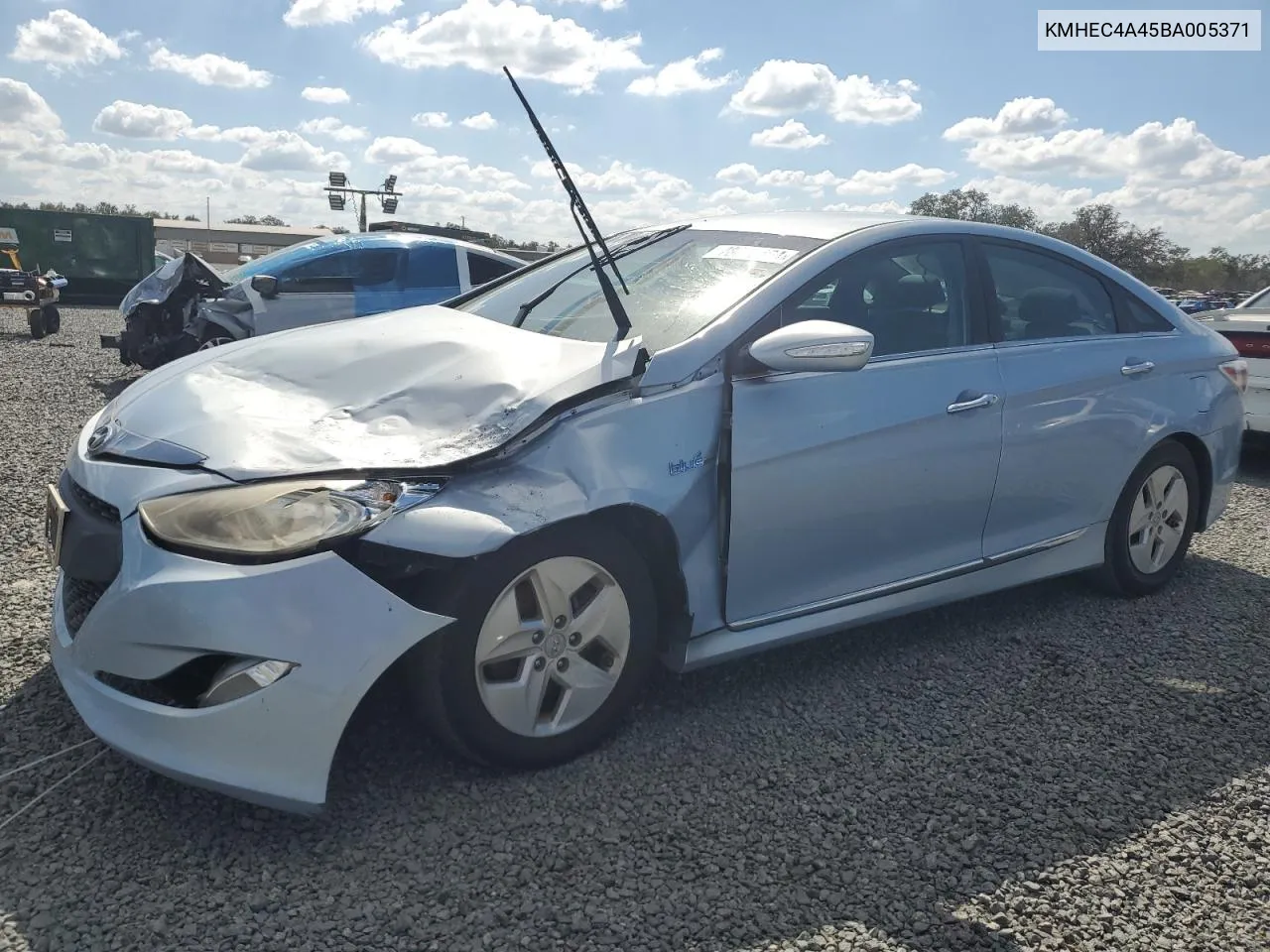 2011 Hyundai Sonata Hybrid VIN: KMHEC4A45BA005371 Lot: 78079194