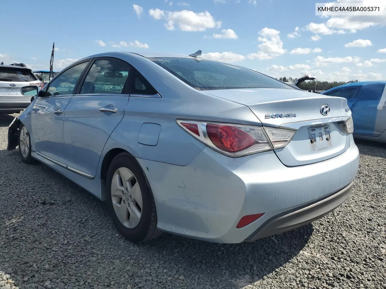 2011 Hyundai Sonata Hybrid VIN: KMHEC4A45BA005371 Lot: 78079194