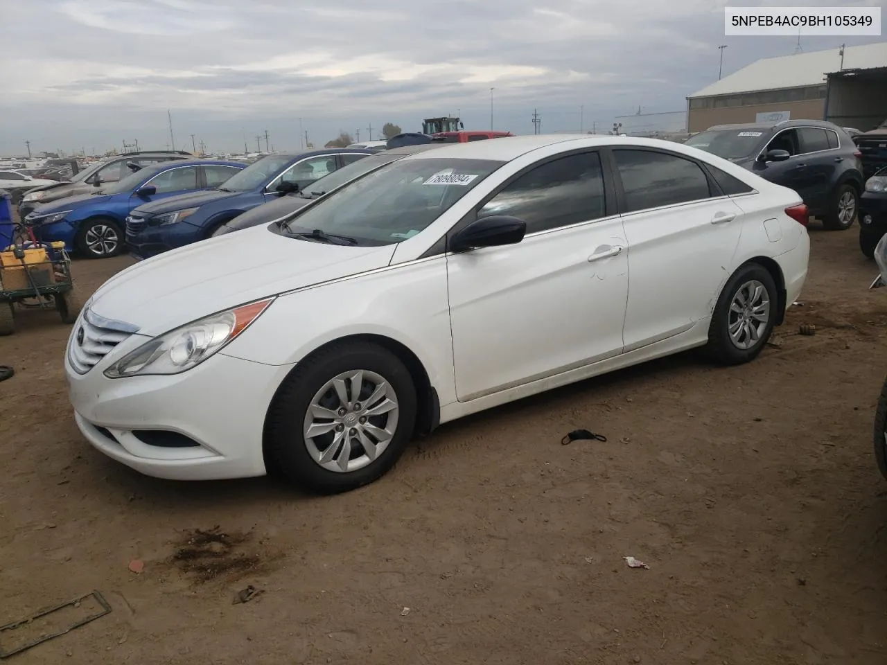 2011 Hyundai Sonata Gls VIN: 5NPEB4AC9BH105349 Lot: 78098094