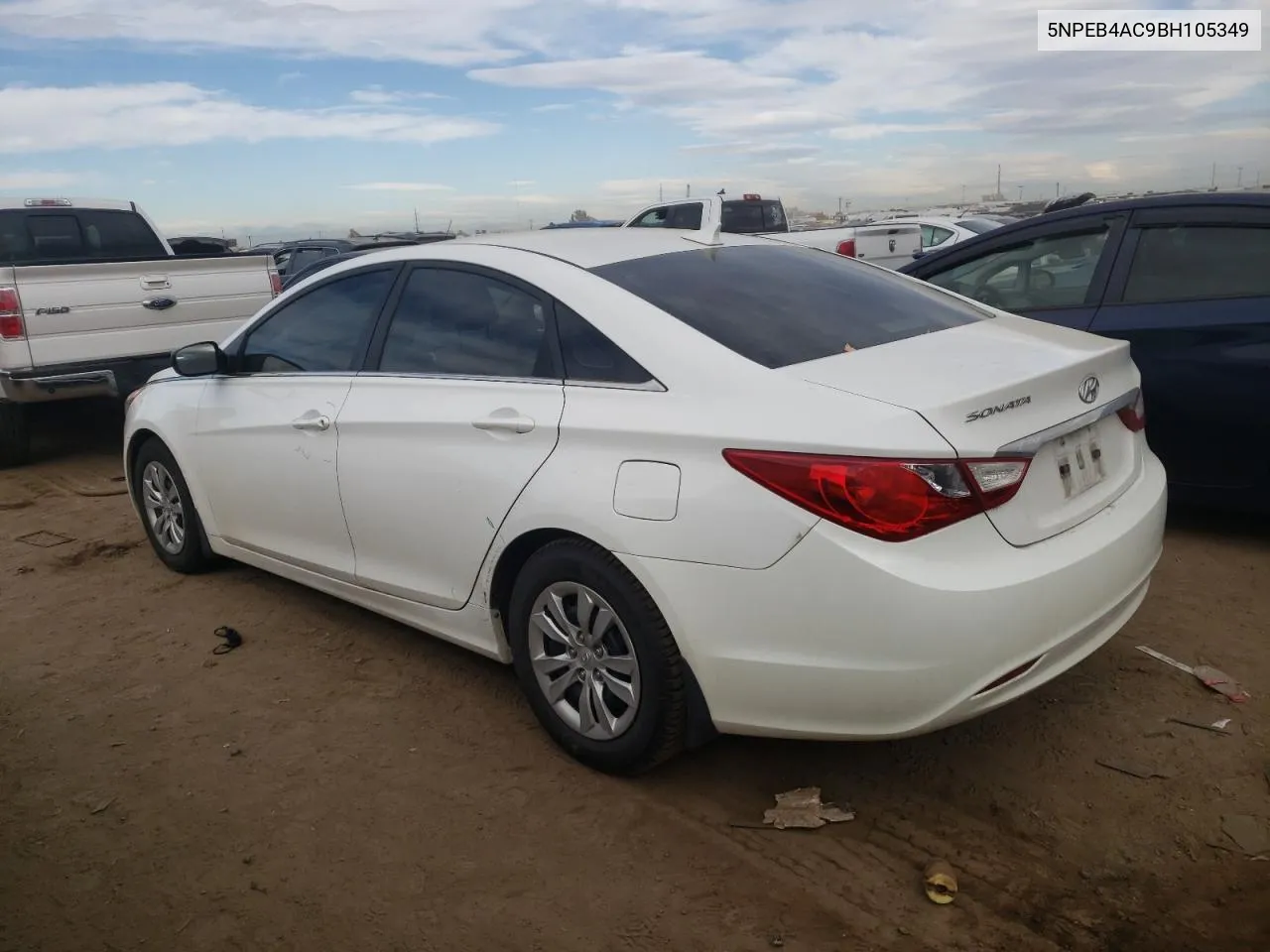 2011 Hyundai Sonata Gls VIN: 5NPEB4AC9BH105349 Lot: 78098094