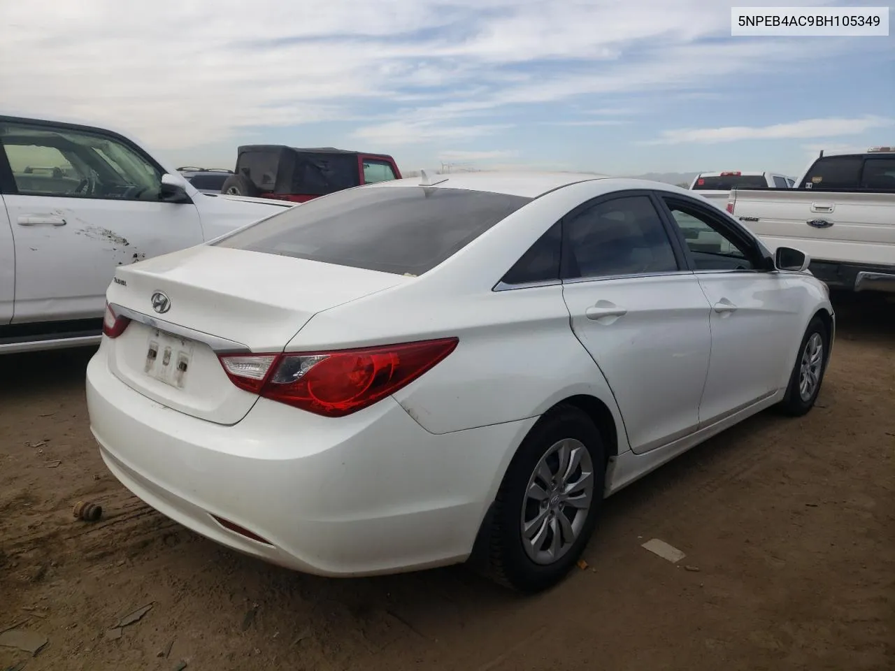 2011 Hyundai Sonata Gls VIN: 5NPEB4AC9BH105349 Lot: 78098094