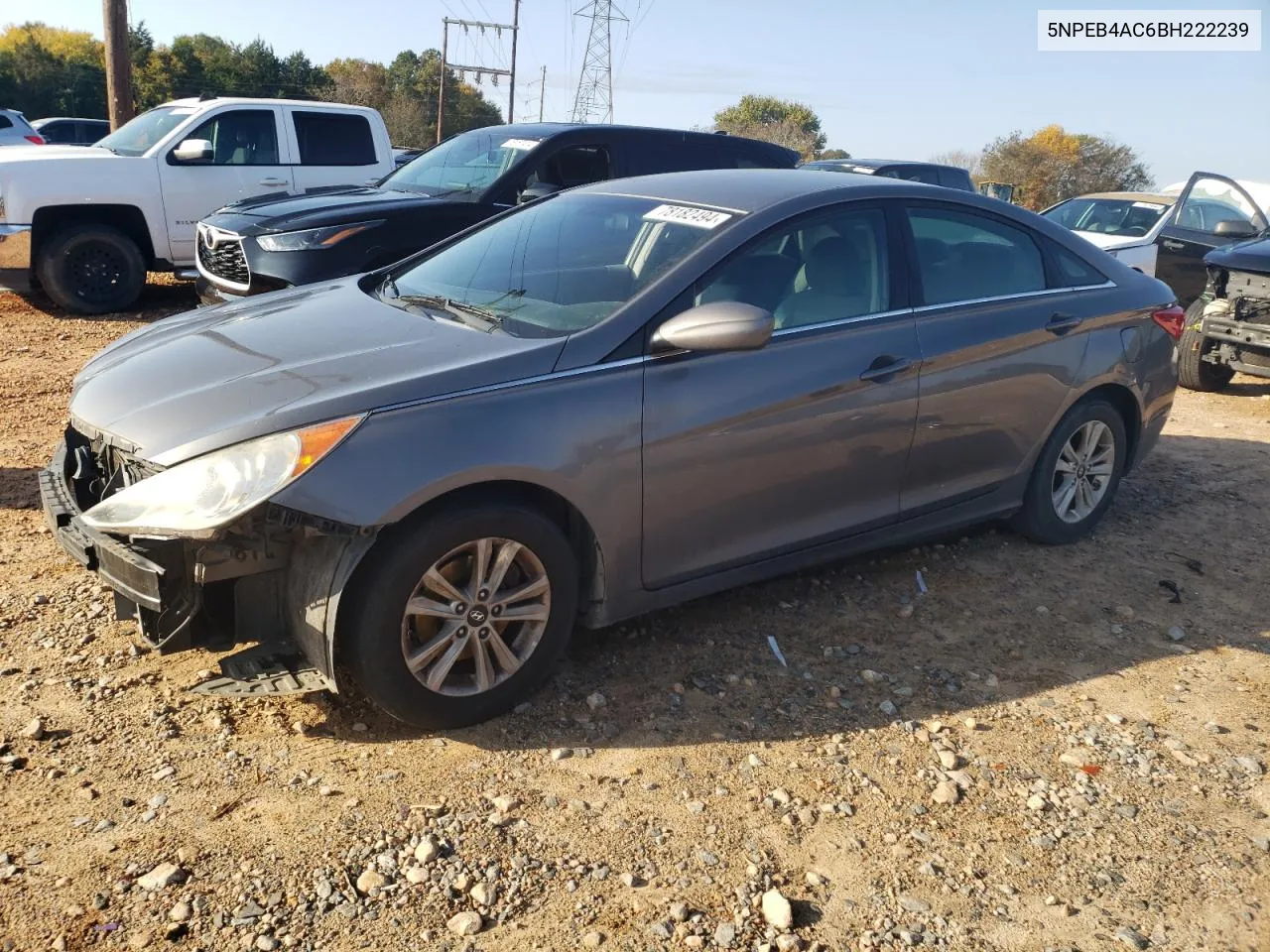 2011 Hyundai Sonata Gls VIN: 5NPEB4AC6BH222239 Lot: 78182494