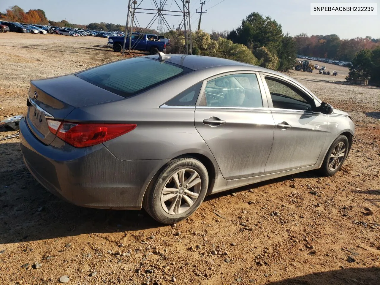 2011 Hyundai Sonata Gls VIN: 5NPEB4AC6BH222239 Lot: 78182494