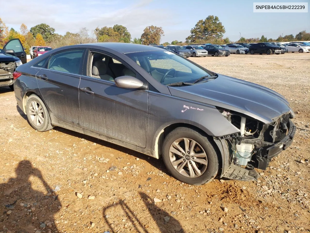 2011 Hyundai Sonata Gls VIN: 5NPEB4AC6BH222239 Lot: 78182494