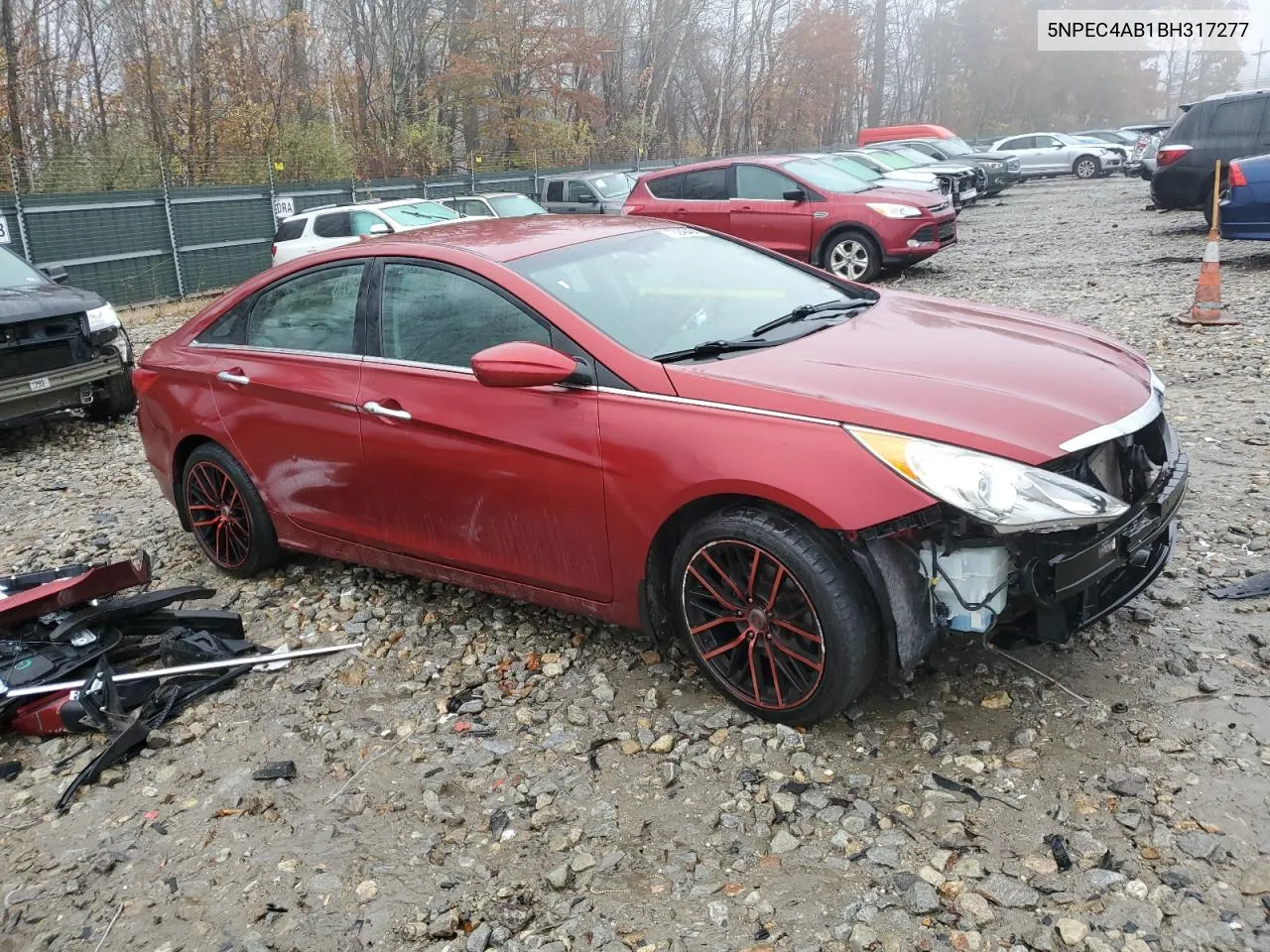 2011 Hyundai Sonata Se VIN: 5NPEC4AB1BH317277 Lot: 78248404