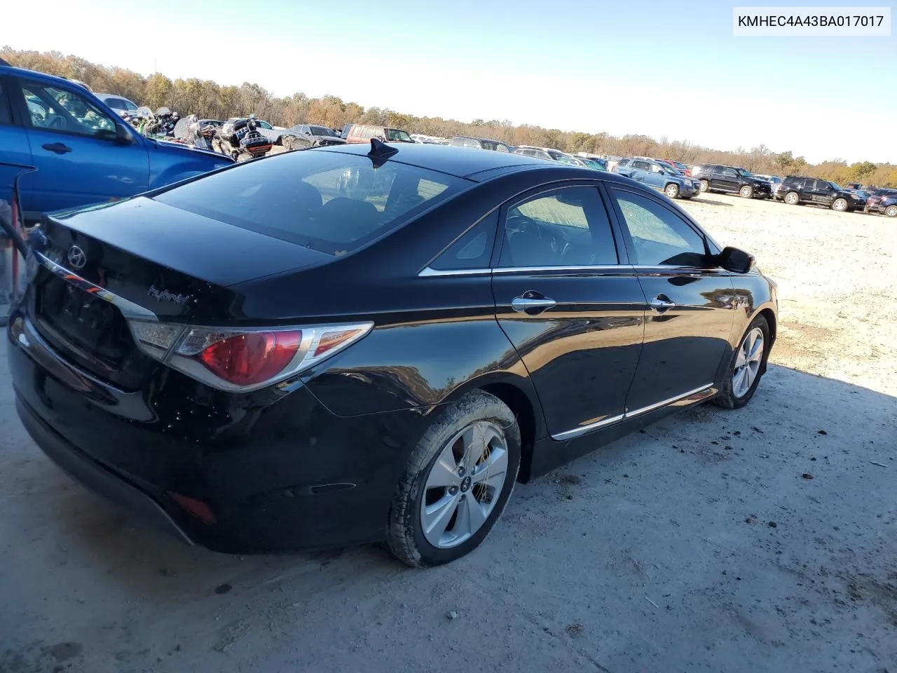 2011 Hyundai Sonata Hybrid VIN: KMHEC4A43BA017017 Lot: 78311734