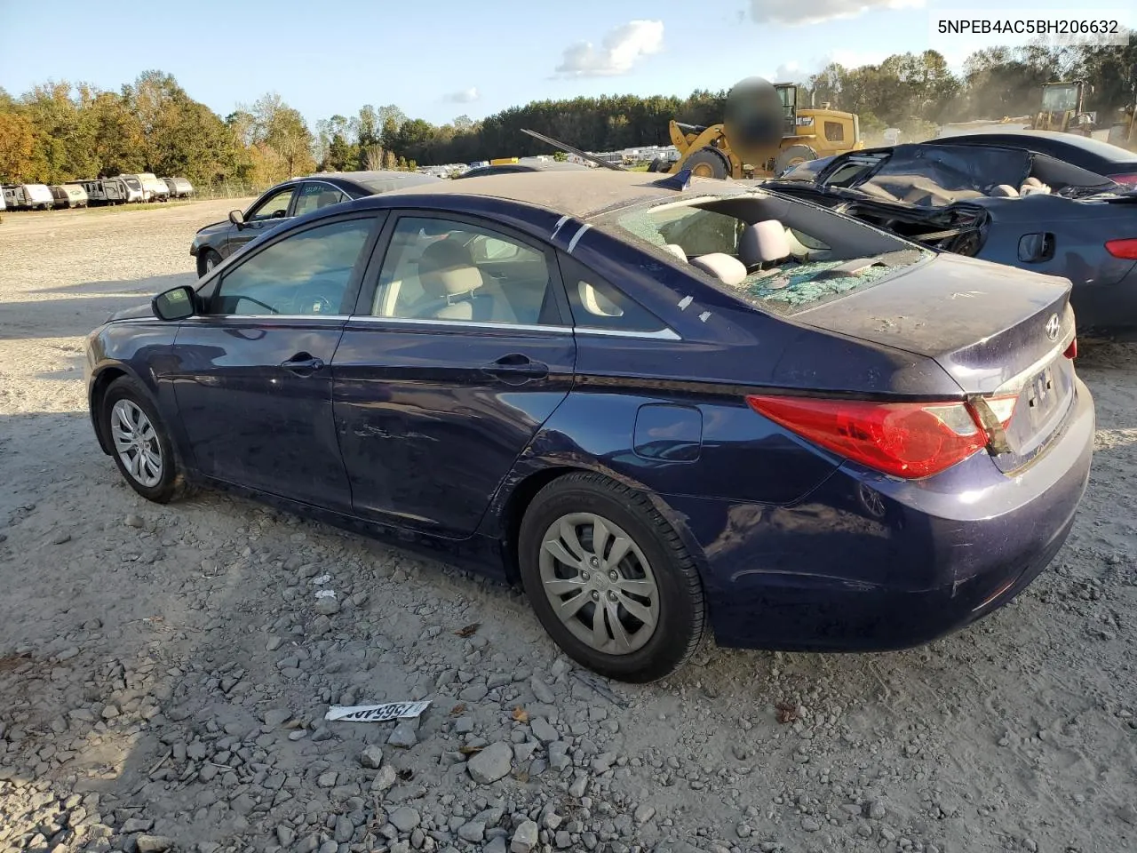 2011 Hyundai Sonata Gls VIN: 5NPEB4AC5BH206632 Lot: 78358464