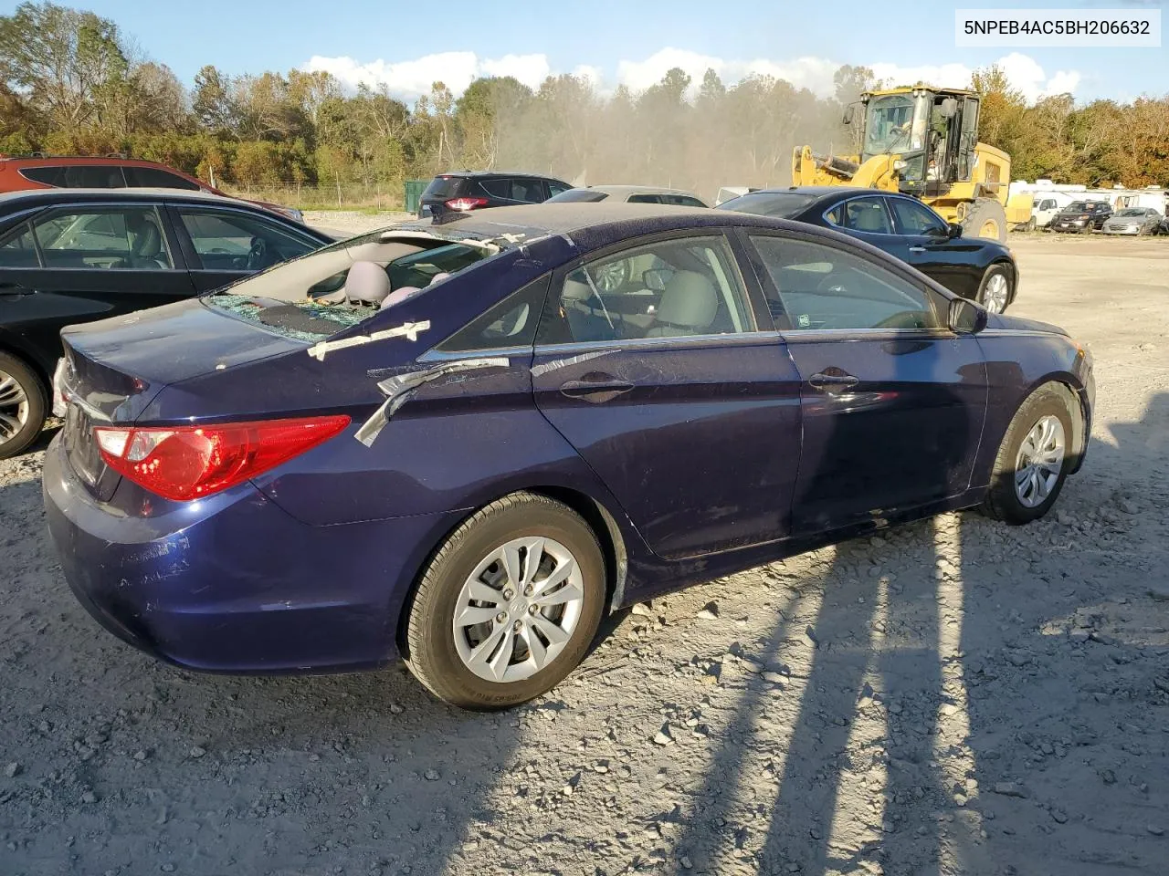 2011 Hyundai Sonata Gls VIN: 5NPEB4AC5BH206632 Lot: 78358464