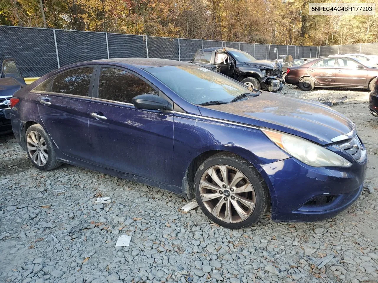 2011 Hyundai Sonata Se VIN: 5NPEC4AC4BH177203 Lot: 78488024