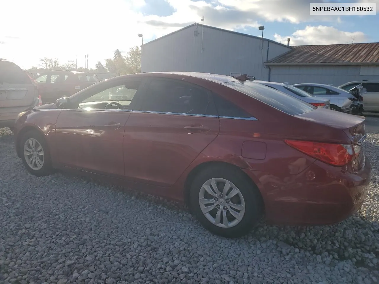 2011 Hyundai Sonata Gls VIN: 5NPEB4AC1BH180532 Lot: 78498144