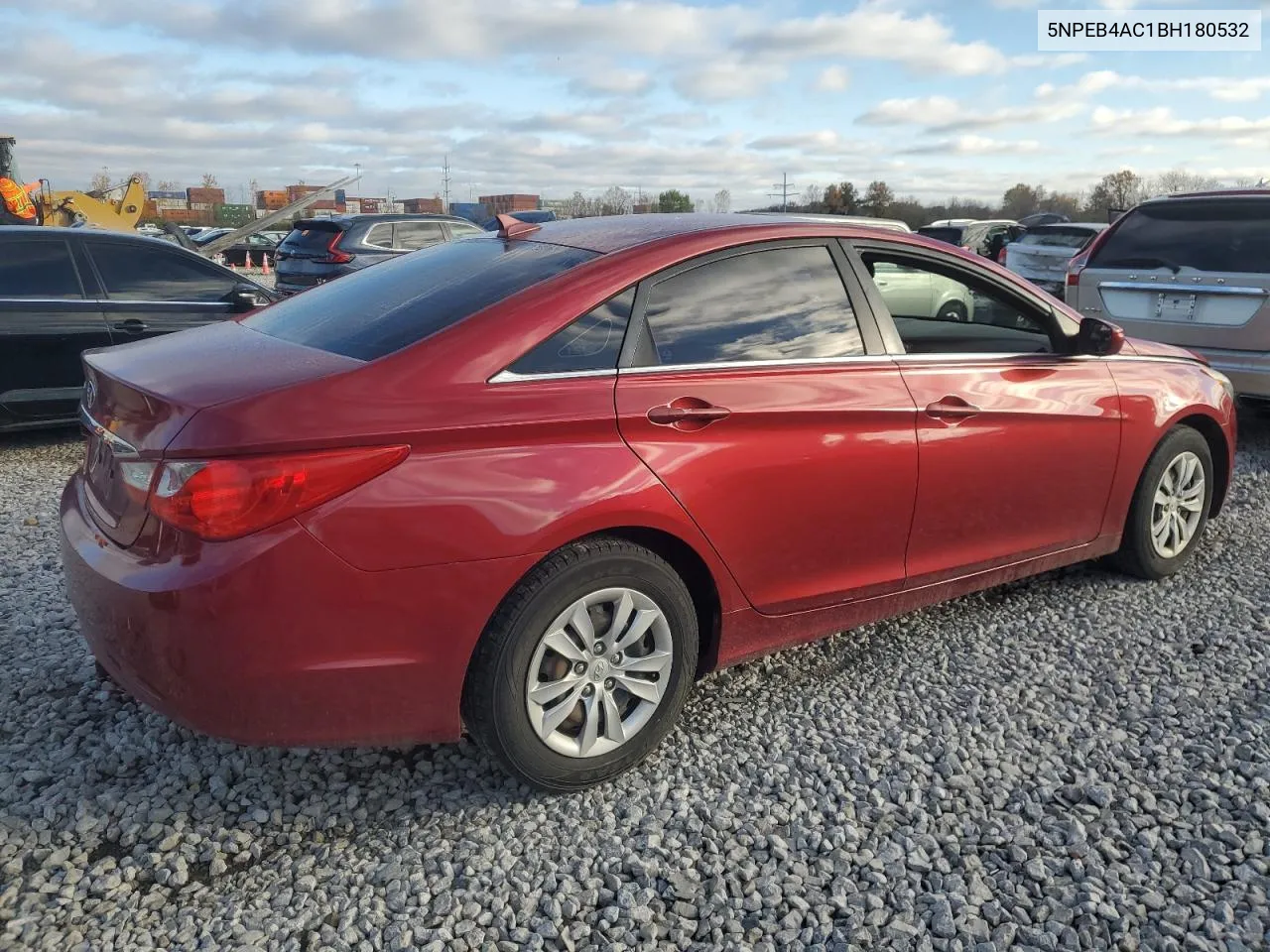 2011 Hyundai Sonata Gls VIN: 5NPEB4AC1BH180532 Lot: 78498144