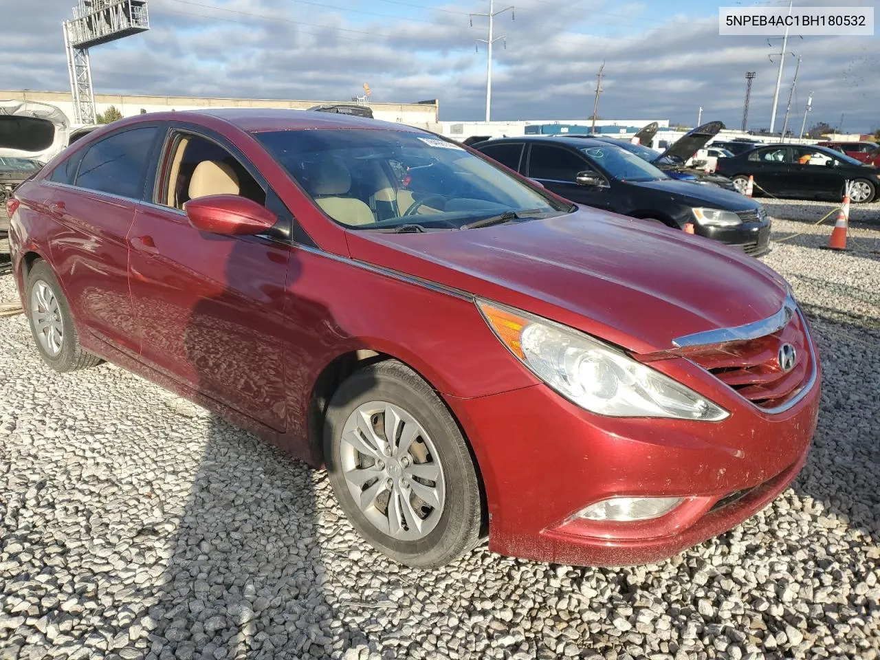 2011 Hyundai Sonata Gls VIN: 5NPEB4AC1BH180532 Lot: 78498144