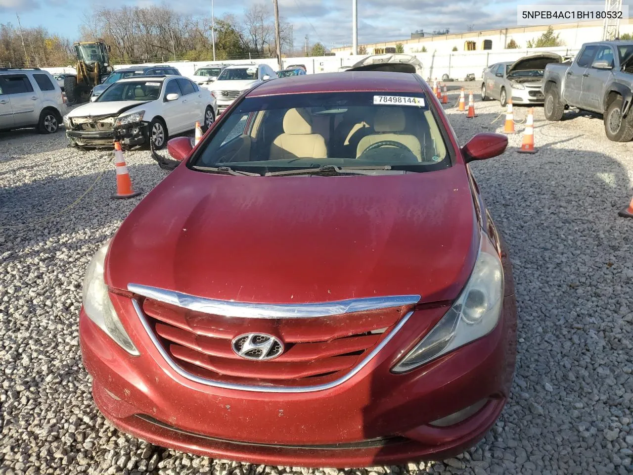 2011 Hyundai Sonata Gls VIN: 5NPEB4AC1BH180532 Lot: 78498144