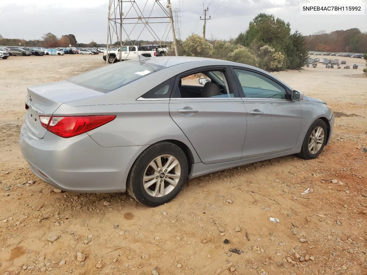 2011 Hyundai Sonata Gls VIN: 5NPEB4AC7BH115992 Lot: 78564314