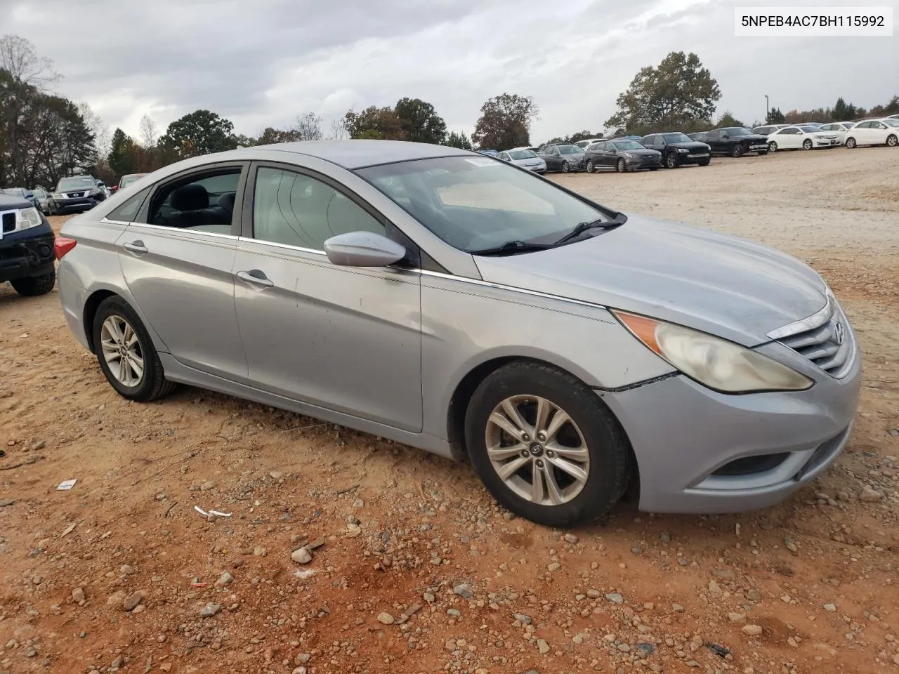 2011 Hyundai Sonata Gls VIN: 5NPEB4AC7BH115992 Lot: 78564314