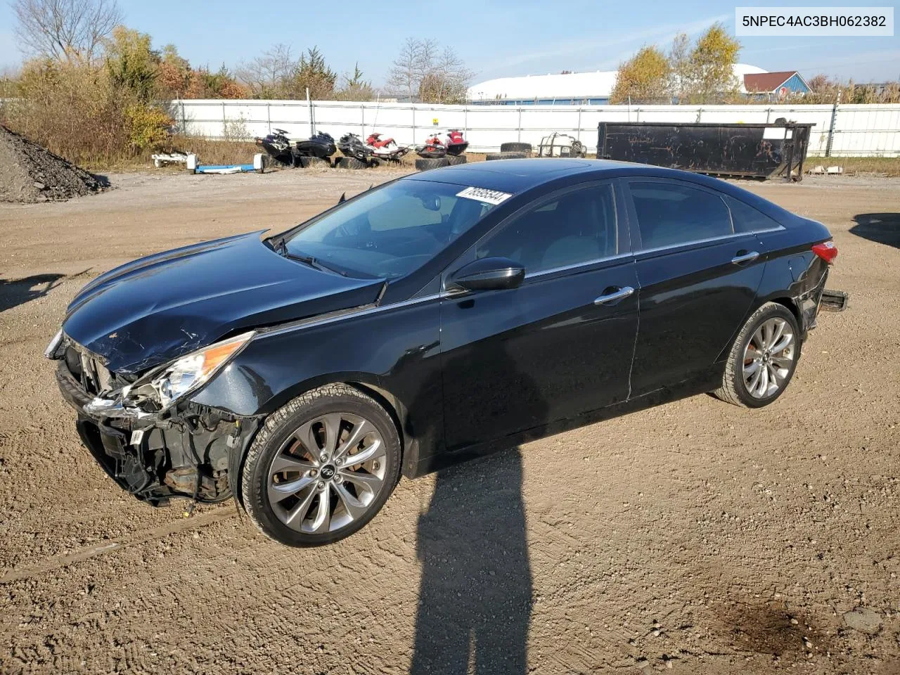 2011 Hyundai Sonata Se VIN: 5NPEC4AC3BH062382 Lot: 78595544