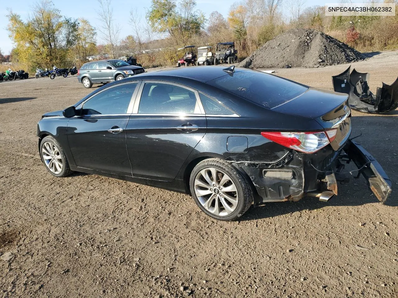 2011 Hyundai Sonata Se VIN: 5NPEC4AC3BH062382 Lot: 78595544