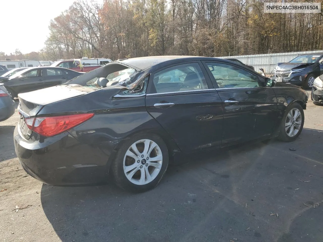 2011 Hyundai Sonata Se VIN: 5NPEC4AC3BH016504 Lot: 78612284