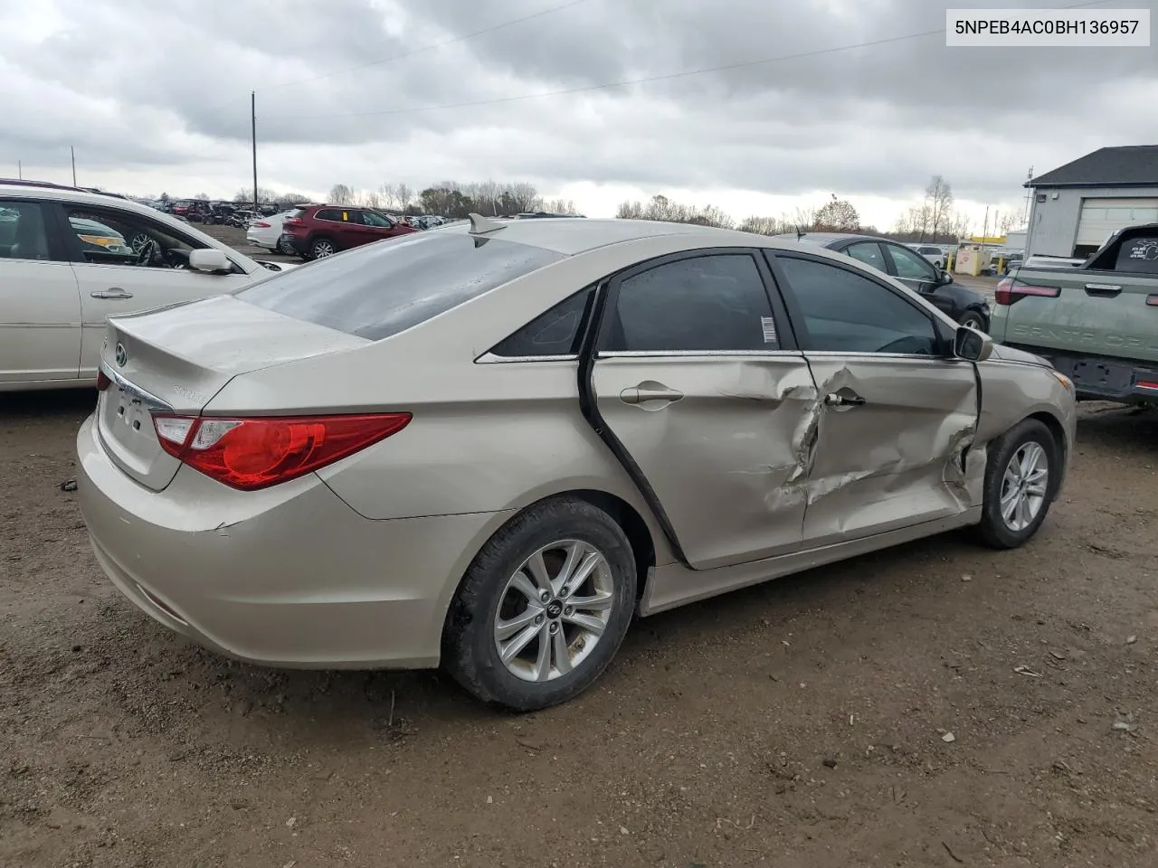 2011 Hyundai Sonata Gls VIN: 5NPEB4AC0BH136957 Lot: 78688294