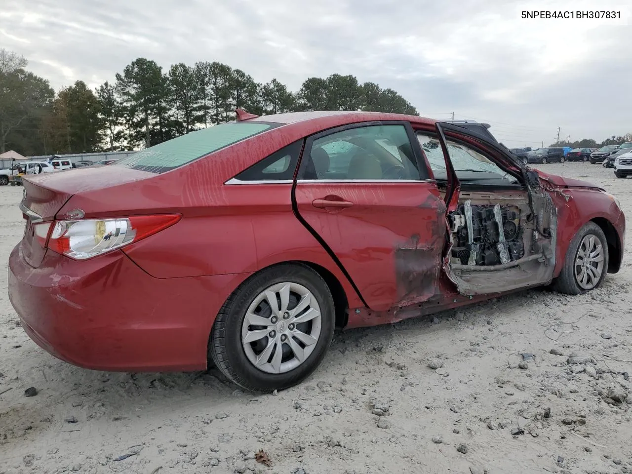 2011 Hyundai Sonata Gls VIN: 5NPEB4AC1BH307831 Lot: 78883654