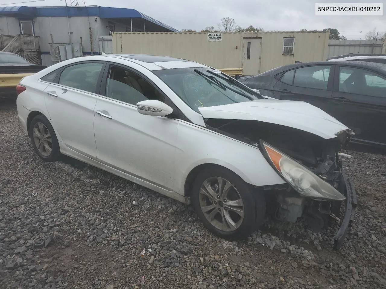 2011 Hyundai Sonata Se VIN: 5NPEC4ACXBH040282 Lot: 78898714