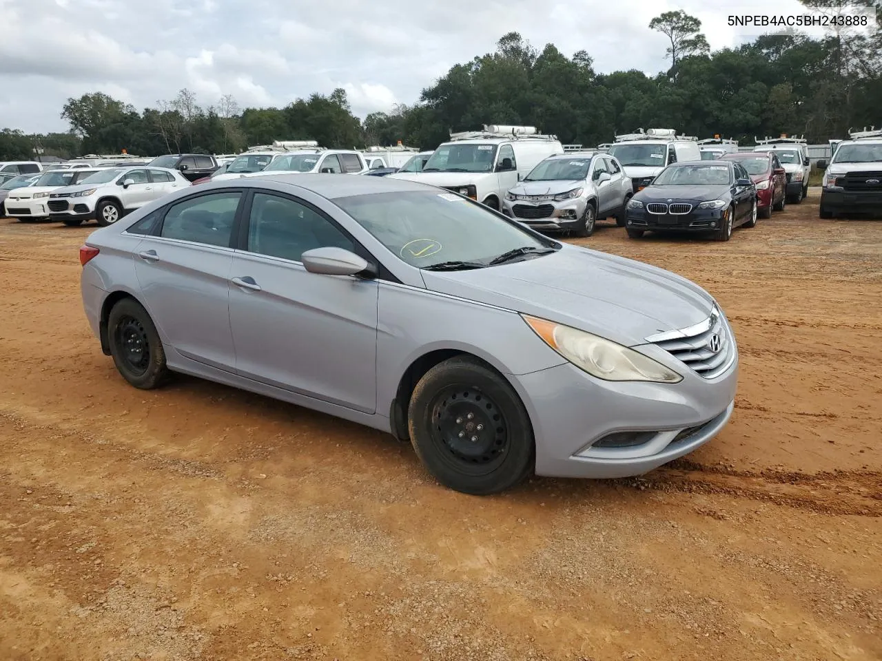 2011 Hyundai Sonata Gls VIN: 5NPEB4AC5BH243888 Lot: 78938594