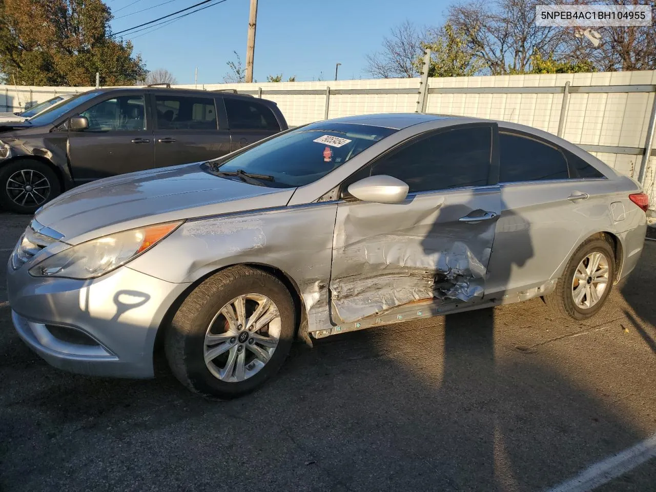 2011 Hyundai Sonata Gls VIN: 5NPEB4AC1BH104955 Lot: 79053454