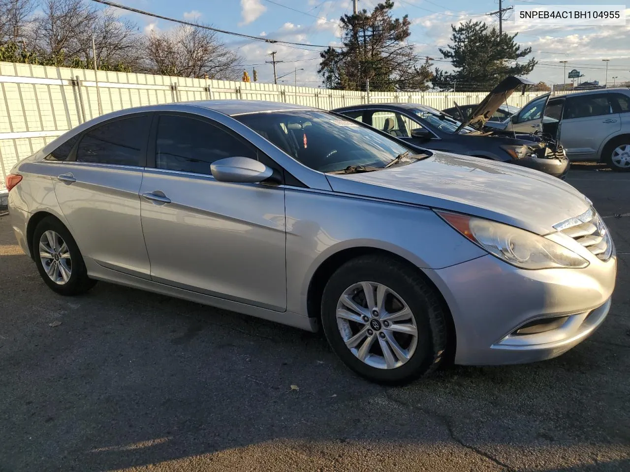 2011 Hyundai Sonata Gls VIN: 5NPEB4AC1BH104955 Lot: 79053454