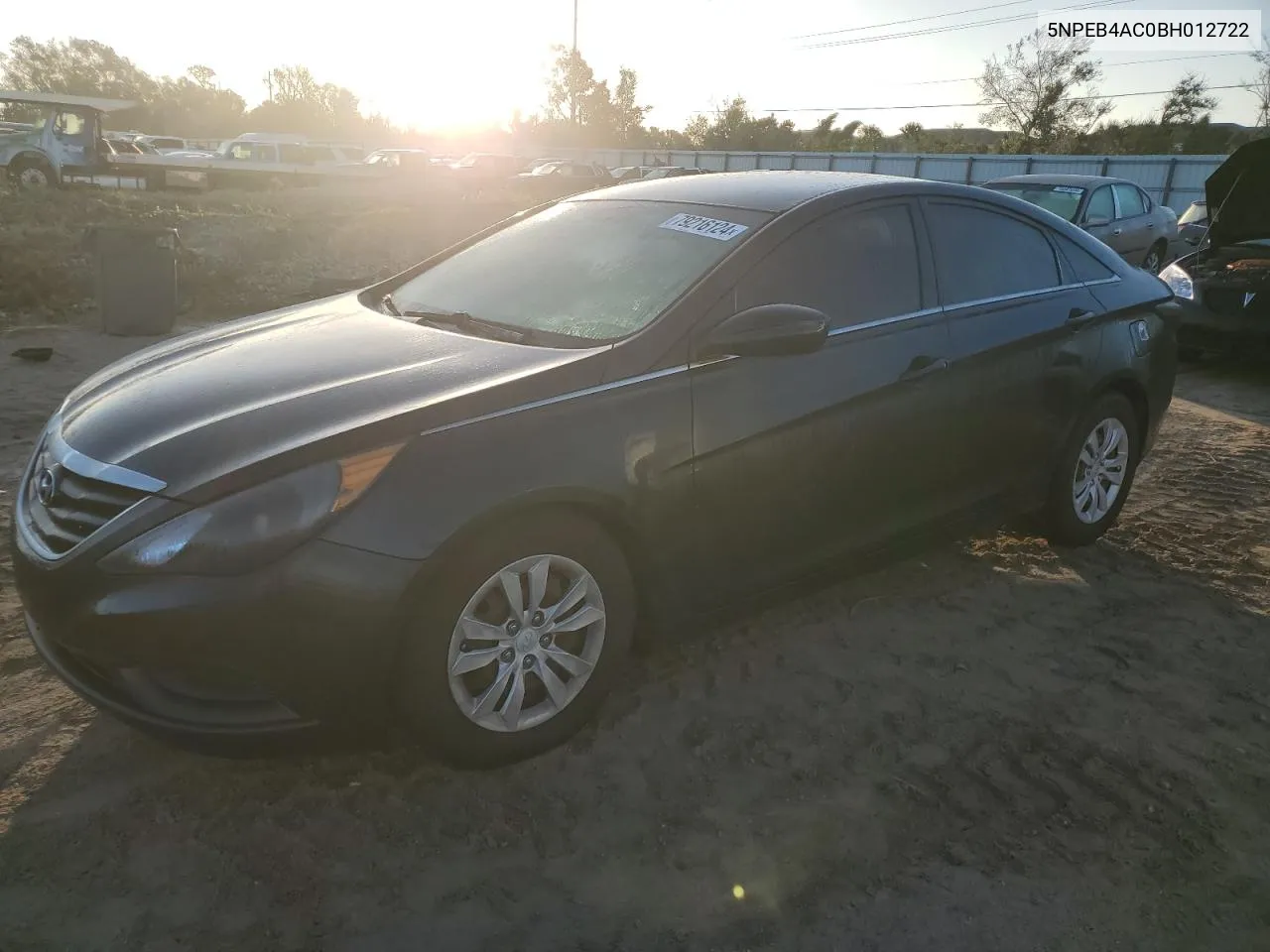 2011 Hyundai Sonata Gls VIN: 5NPEB4AC0BH012722 Lot: 79216124