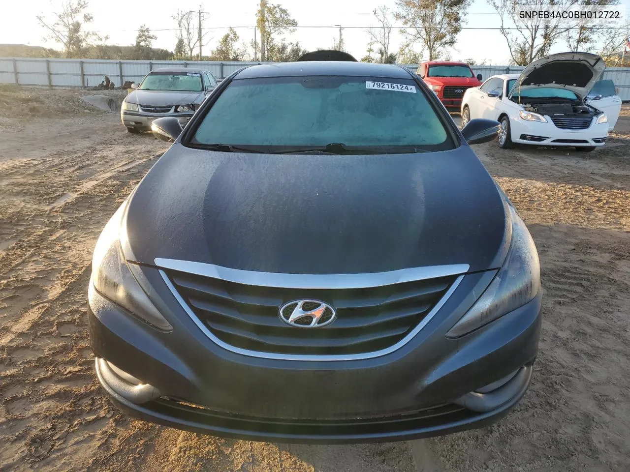 2011 Hyundai Sonata Gls VIN: 5NPEB4AC0BH012722 Lot: 79216124